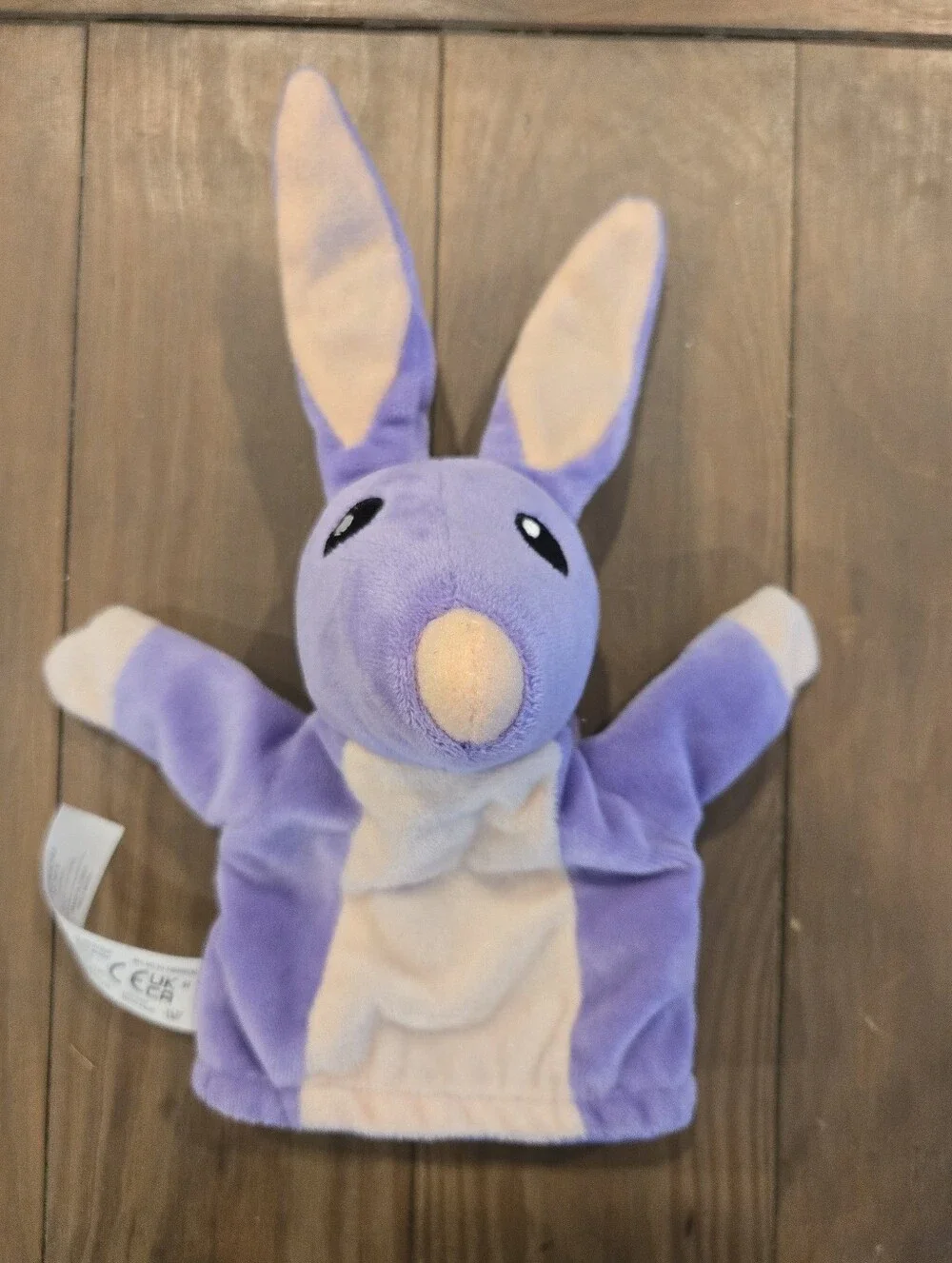 Moose Toys Bluey Bob Bilby Purple Bunny Hand Puppet